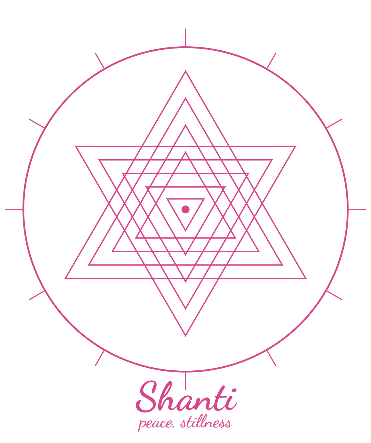 Shanti Tee — Sri Yantra