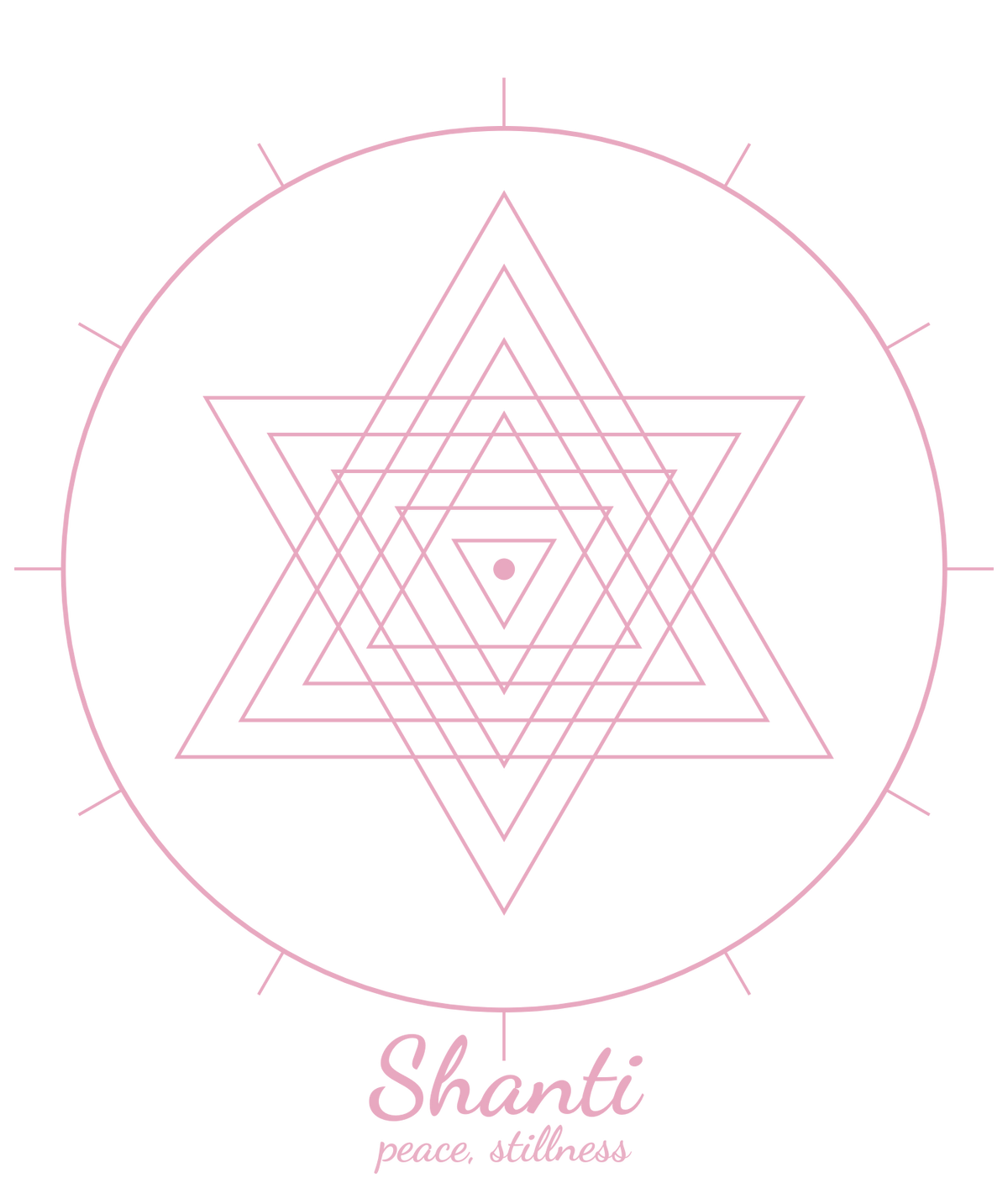 Shanti Tee — Sri Yantra