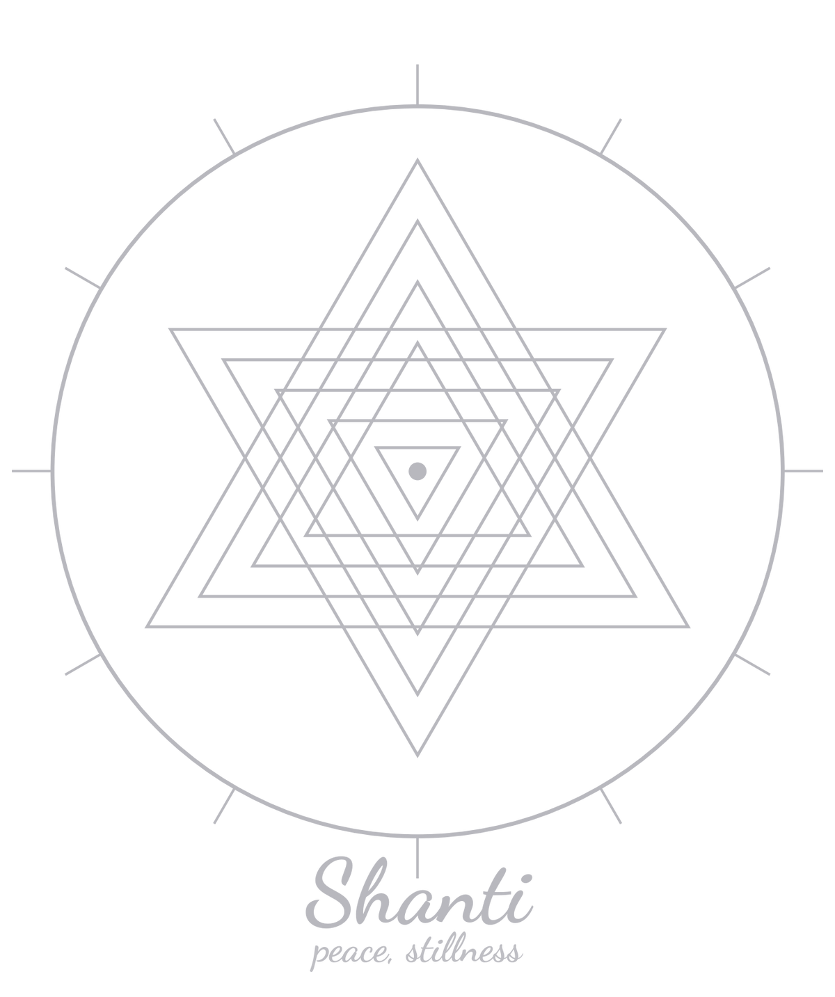 Shanti Tee — Sri Yantra